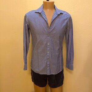 Marc Anthony Men's Blue Slim Fit Shirt